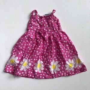Blueberi Boulevard Pink Polka Dot Daisy Dress